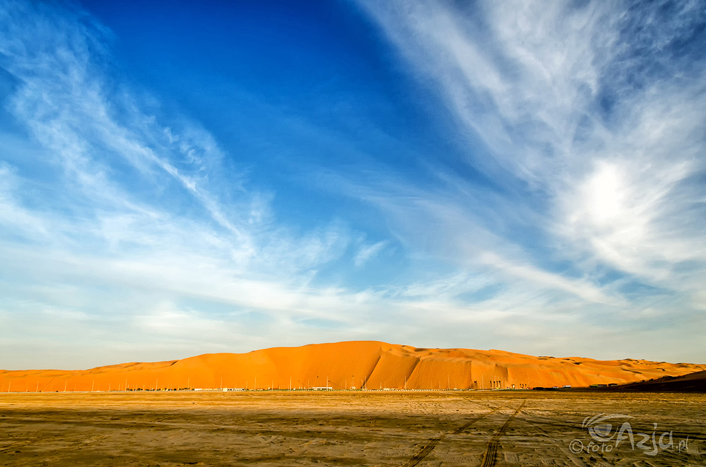 Tal Mireb - 300 metrowej wysokości wydma piaskowa